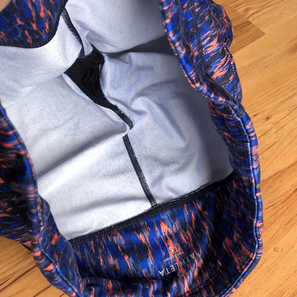 ATHLETA Reptile Relay Capri Leggings Blue Small - Picture 15 of 16